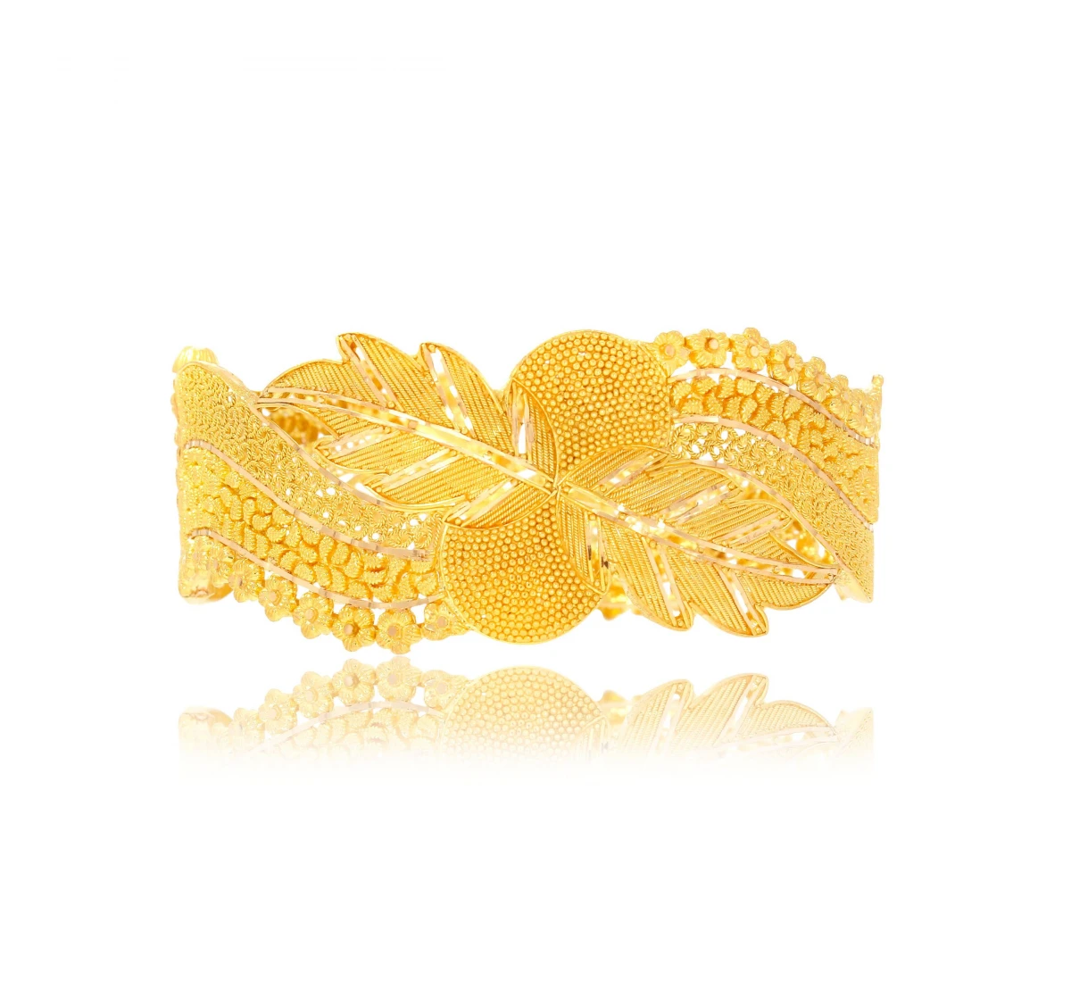 Anushka Shrub Gold Chur Bangle